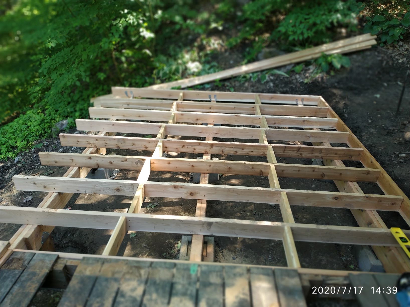 Cedar Deck Construction